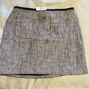 Loft Tweed Mini Skirt